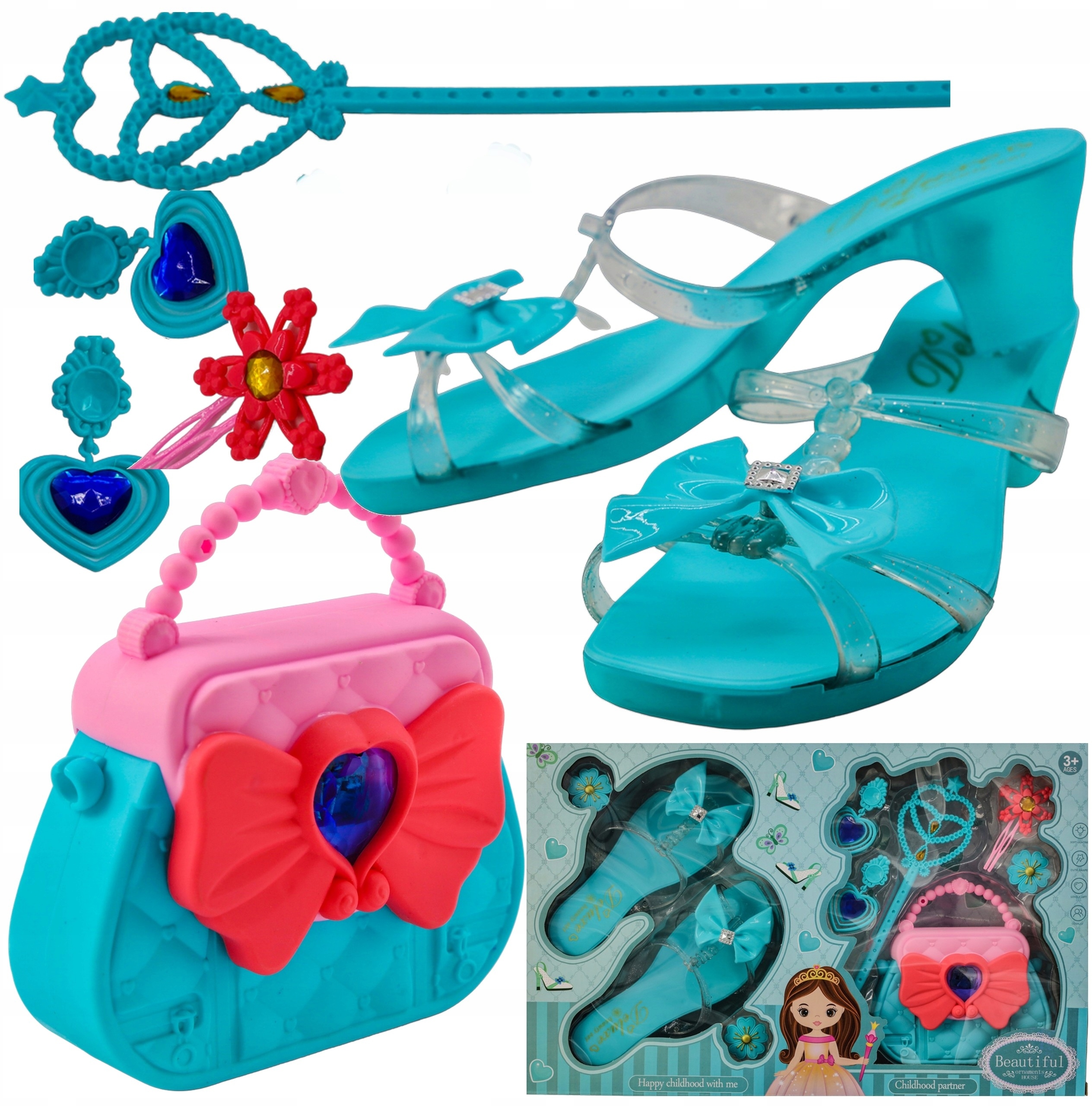 Pantofelki Księżniczki Torebka – Zestaw Małej Księżniczki