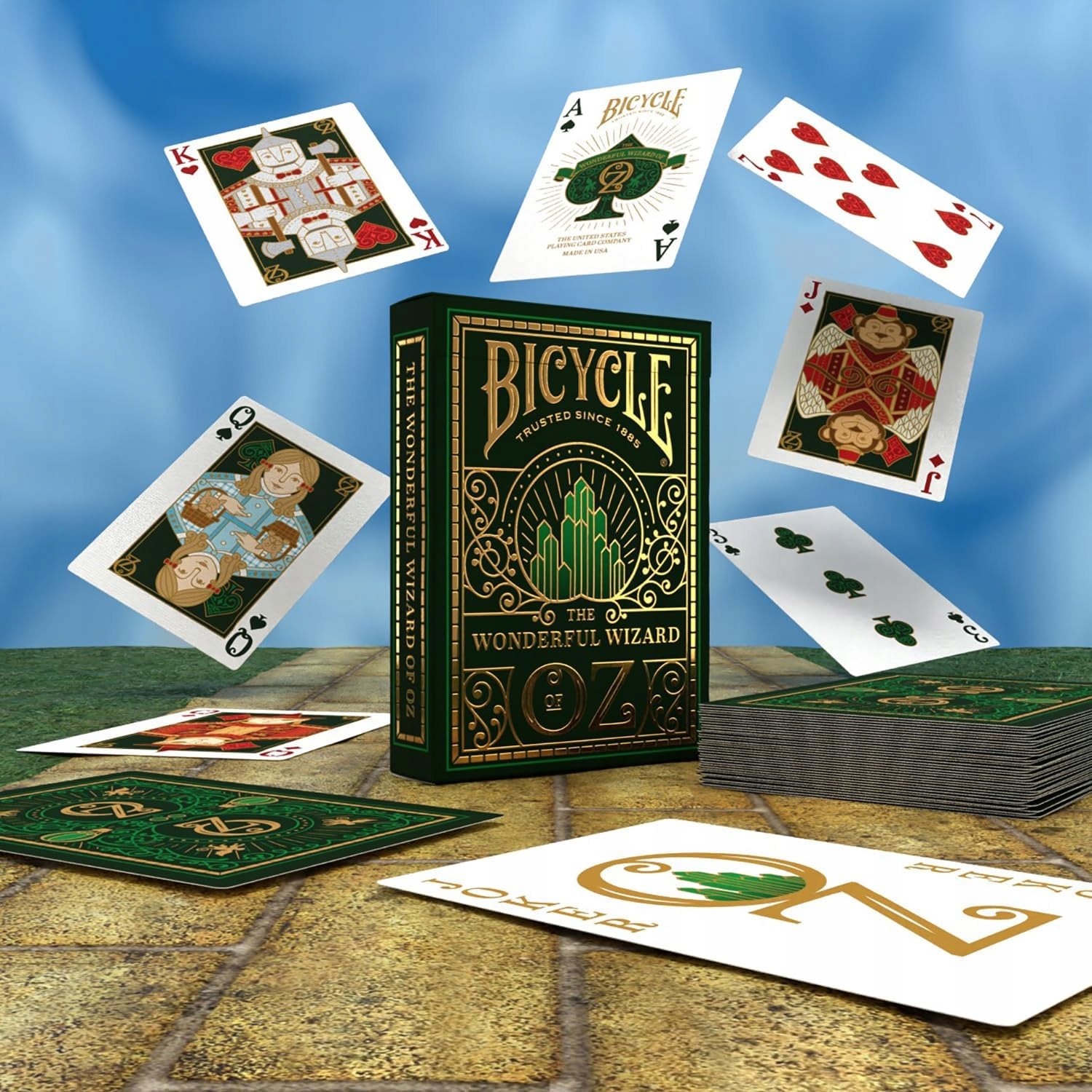 Karty Wizard of Oz BICYCLE – Magia gier w Twoim domu