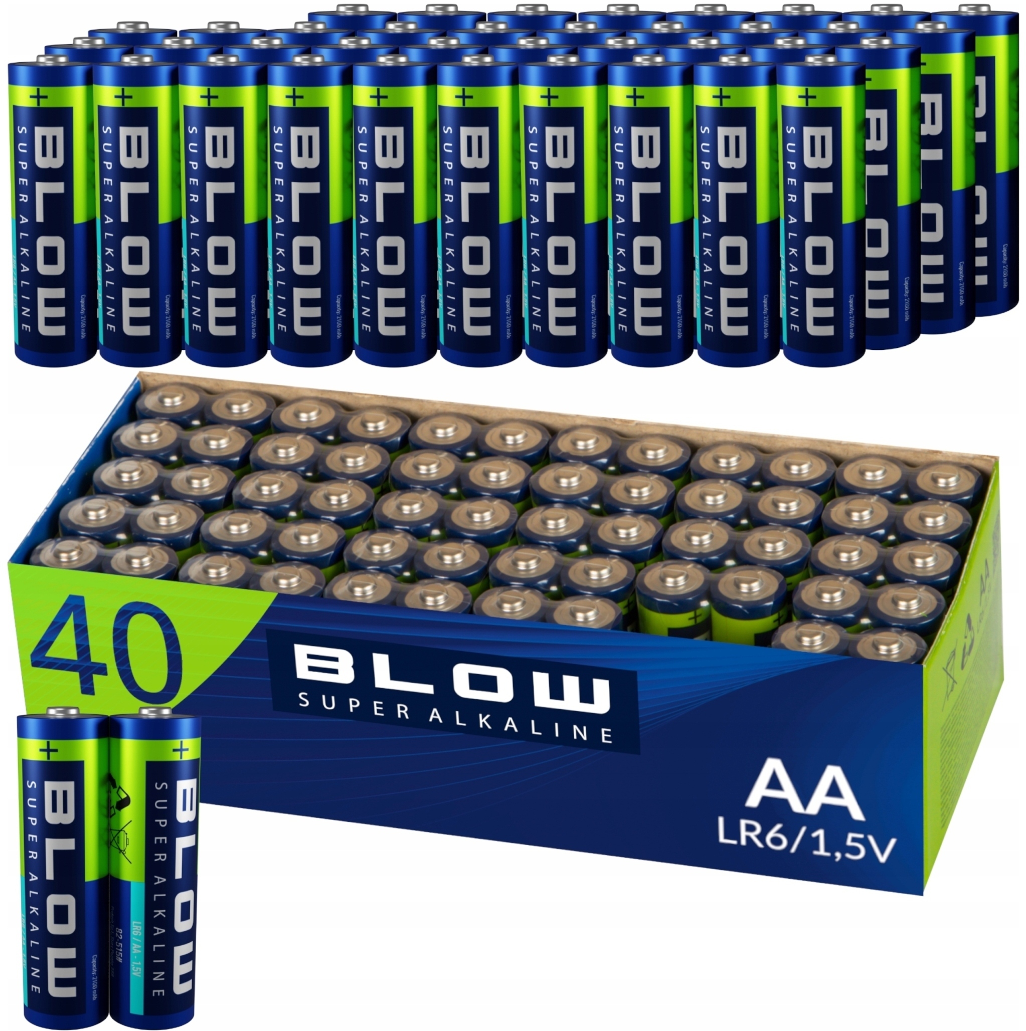 Bateria AA LR6 Super Alkaline 40 sztuk – Niezawodne źródło energii