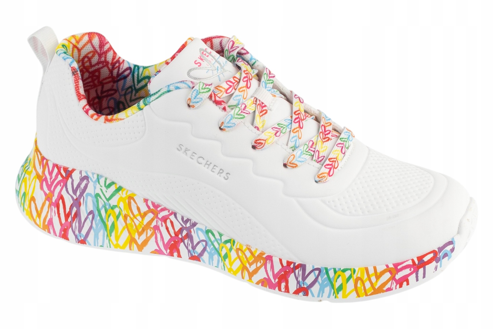 Sneakersy damskie UNA LITE EXUBERANT HEARTS – Styl i komfort na co dzień