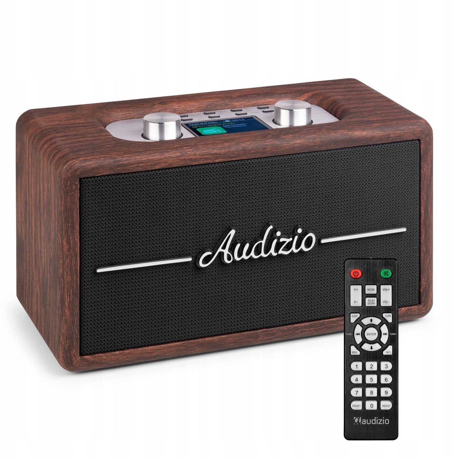 Radio retro DAB FM Bluetooth Tune60 Audizio – Styl i nowoczesność w Twoim wnętrzu