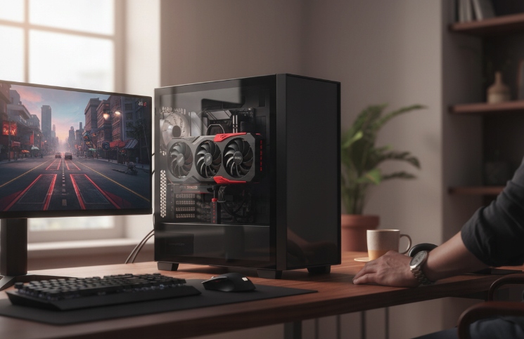 Regulowana Podpórka Stojak GPU Galopi RADEON – Idealne wsparcie dla Twojej karty graficznej