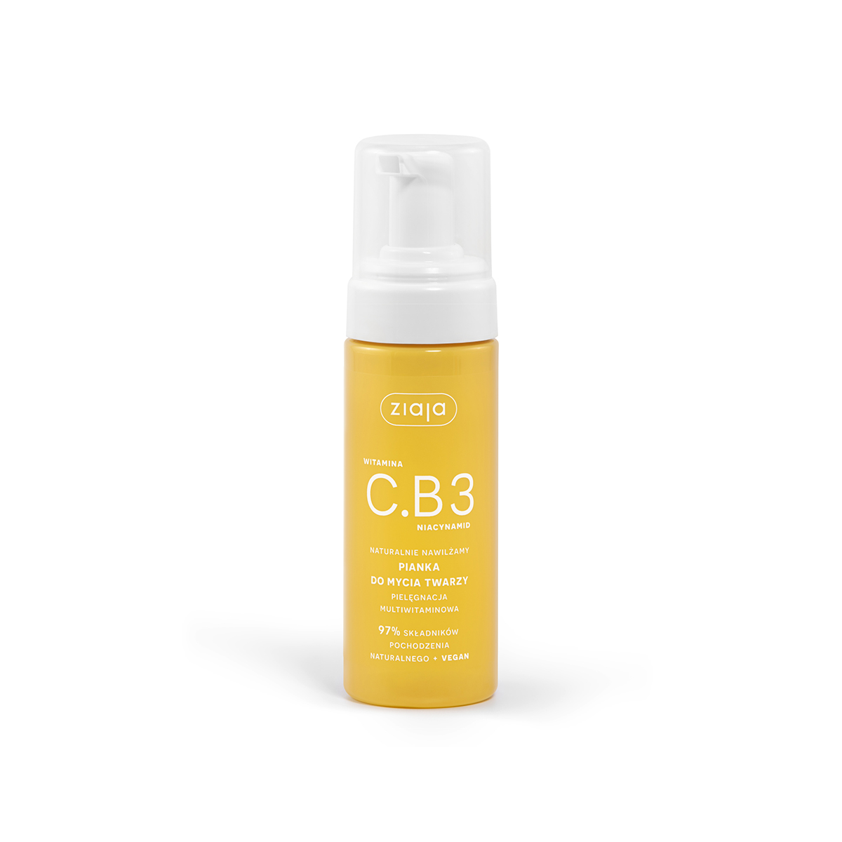 Pianka do mycia twarzy Ziaja Witamina C.B3 Niacynamid 150 ml – Twoja codzienna pielęgnacja