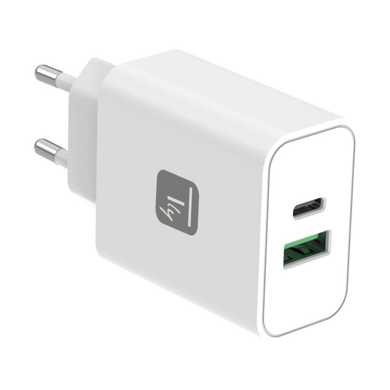 Sieciowa GaN USB-C 35W PD i USB-A 30W QC (IPW-USB-35WACG) – Szybkie ładowanie w zasięgu ręki