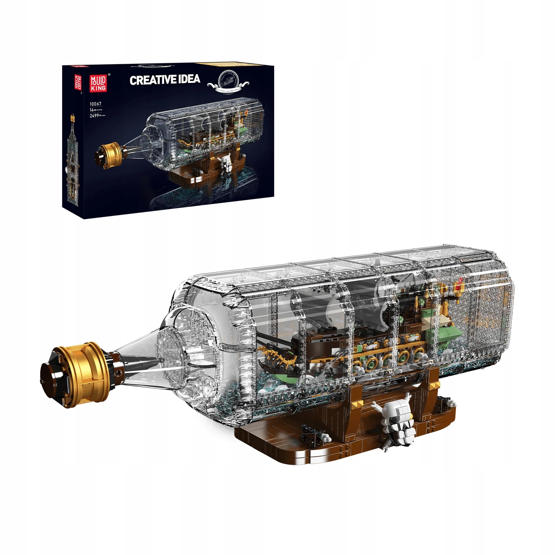 Flying Dutchman Ship-in-a-Bottle 10067 – Zestaw klocków dla małych budowniczych