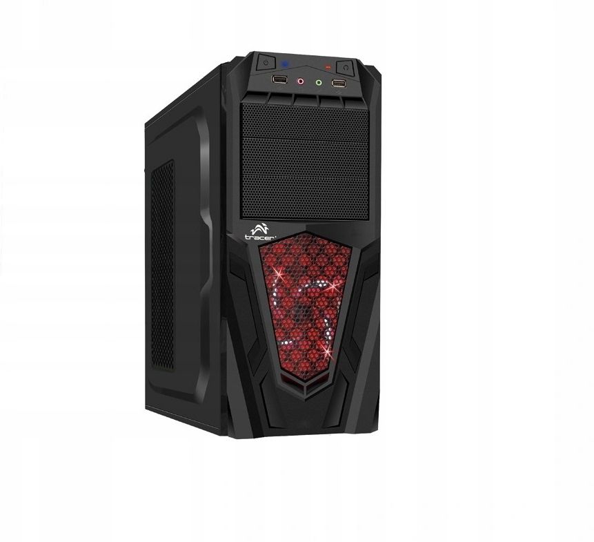 KOMPUTER GAMINGOWY RYZEN 12RDZENI RADEON 16GB +SSD Kolor czarny