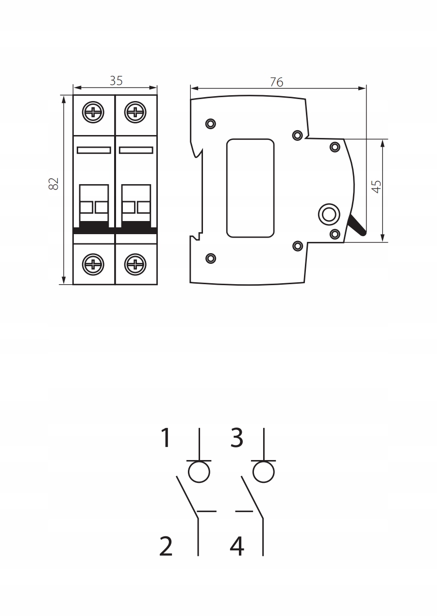 Wymiary i konstrukcja – Kompaktowy design o szerokości 76 mm