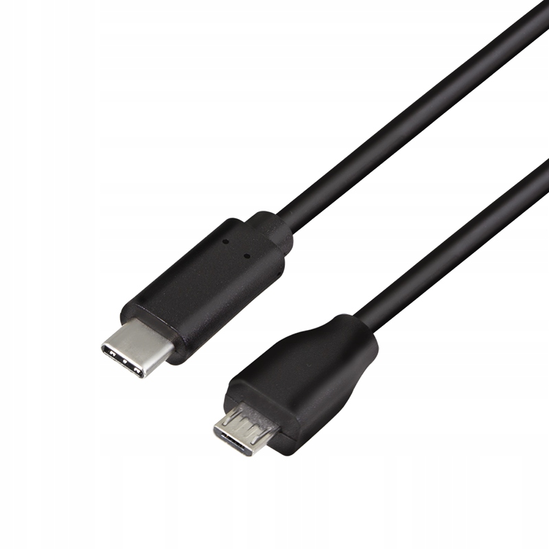 Kabel USB-C - microUSB 0,5 m Czarny (CU0196) – Szybkie ładowanie i przesył danych