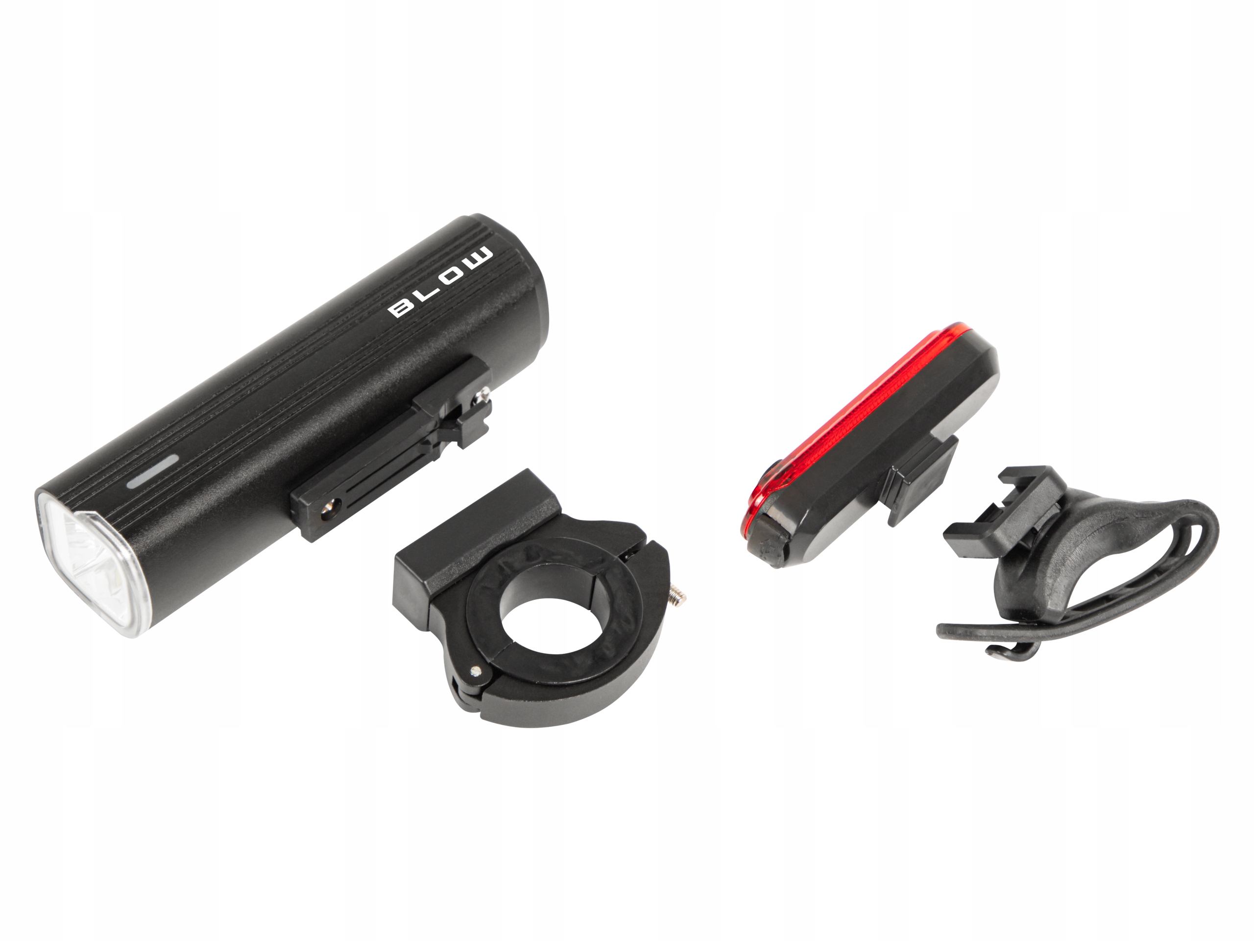 Zestaw lampek rowerowych Blow BL-03 – Bezpieczeństwo i widoczność na drodze