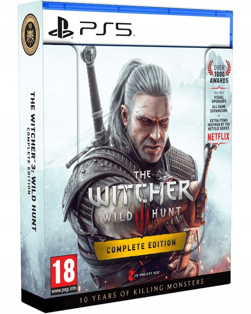 Gra PlayStation 5 Wiedźmin 3 Dziki Gon - Edycja Kompletna + Jubileuszowy Steelbook