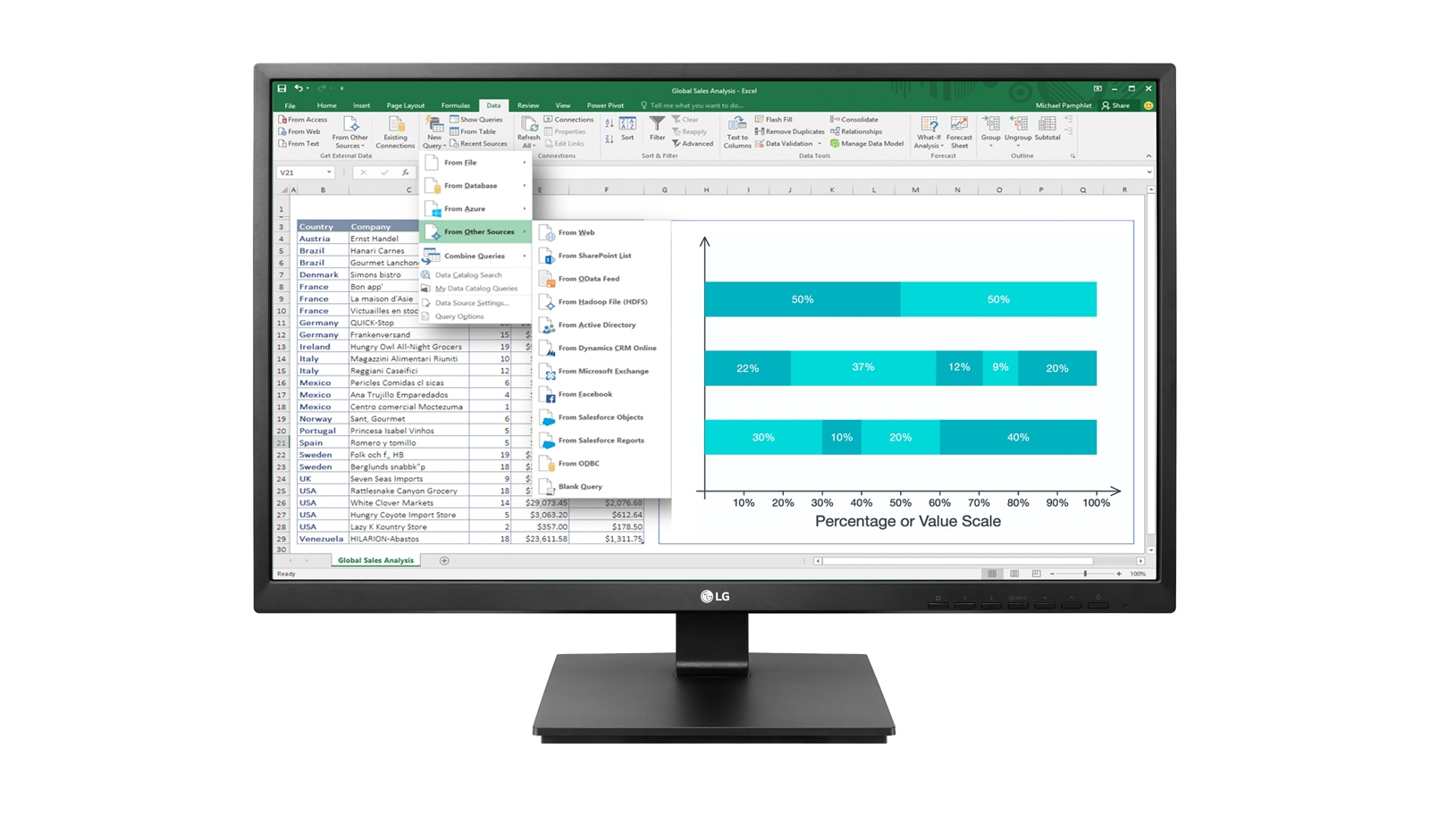 Monitor LG 24BK550Y z głośnikami – Idealny wybór do biura i domu