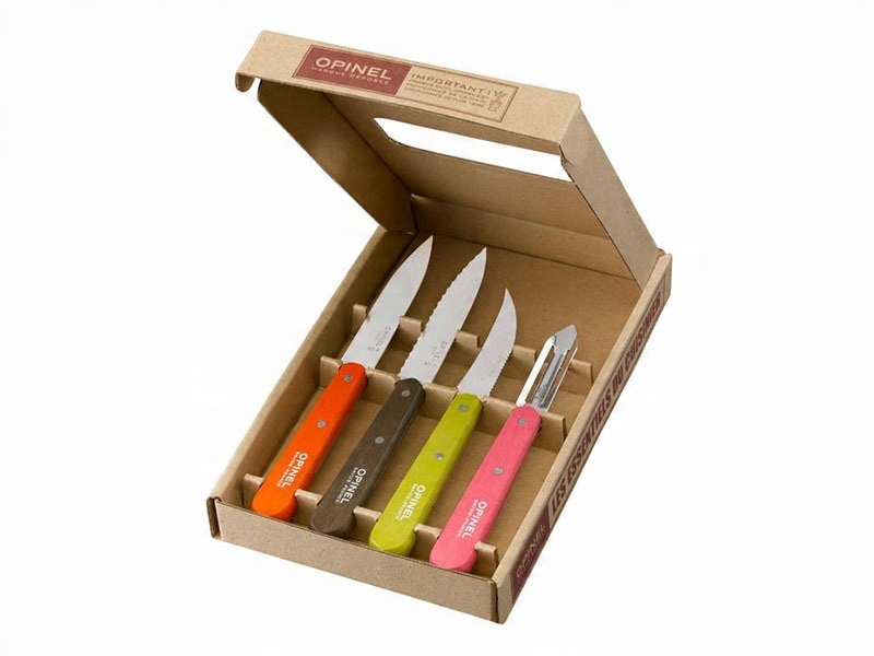 Opinel Zestaw Essentials Fifties Box Set – Niezbędne narzędzia w każdej kuchni