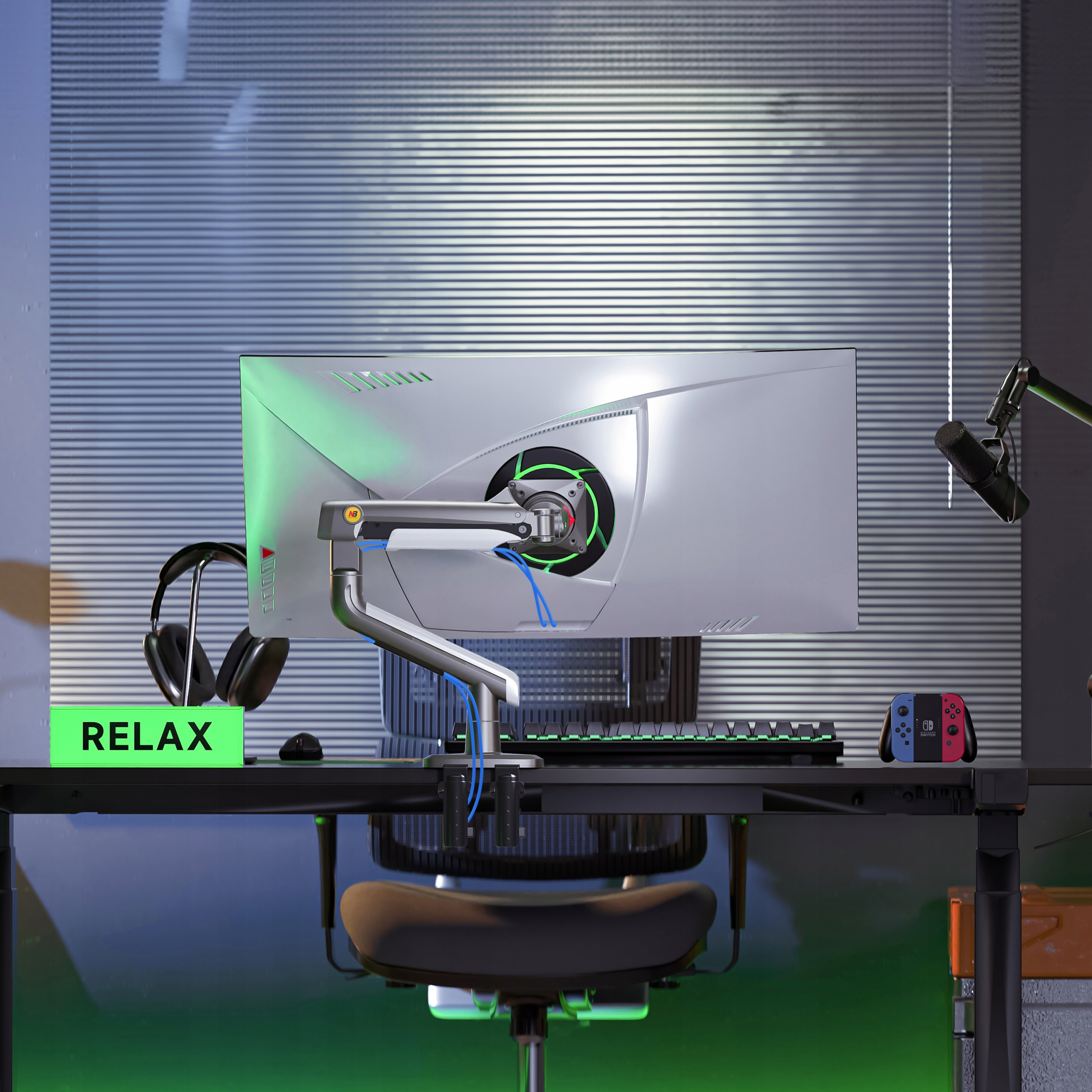 Ergonomiczna konstrukcja z regulacją 3D