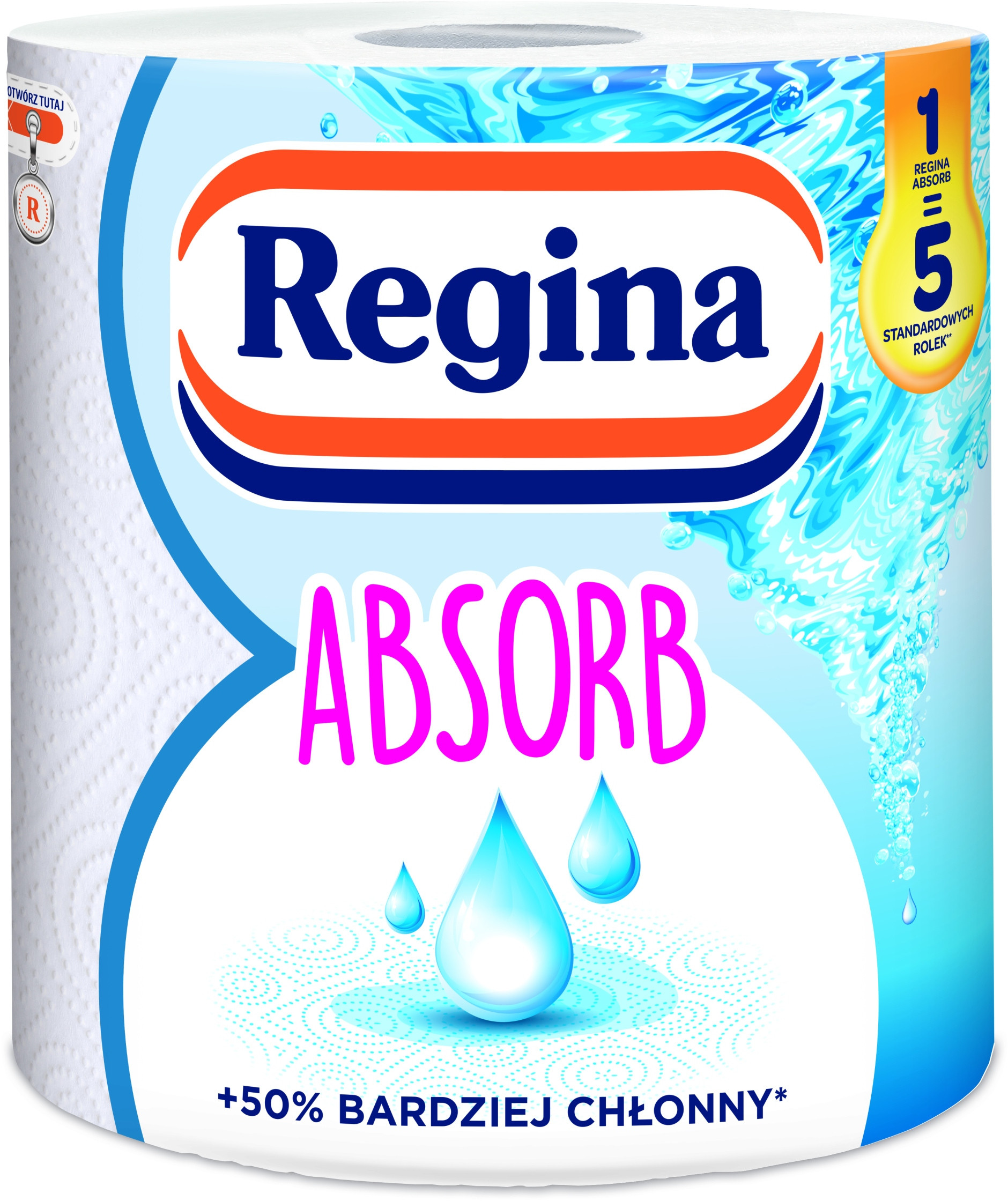 Wyjątkowa chłonność i wytrzymałość 3-warstwowego papieru