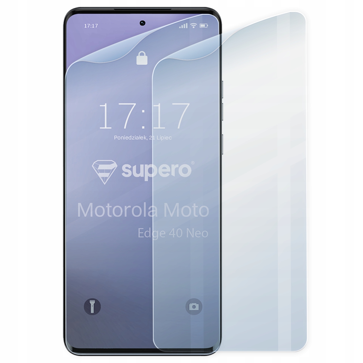 Folia hydrożelowa do Motorola Moto Edge 40 Neo – Ochrona ekranu w zestawie 2 szt.