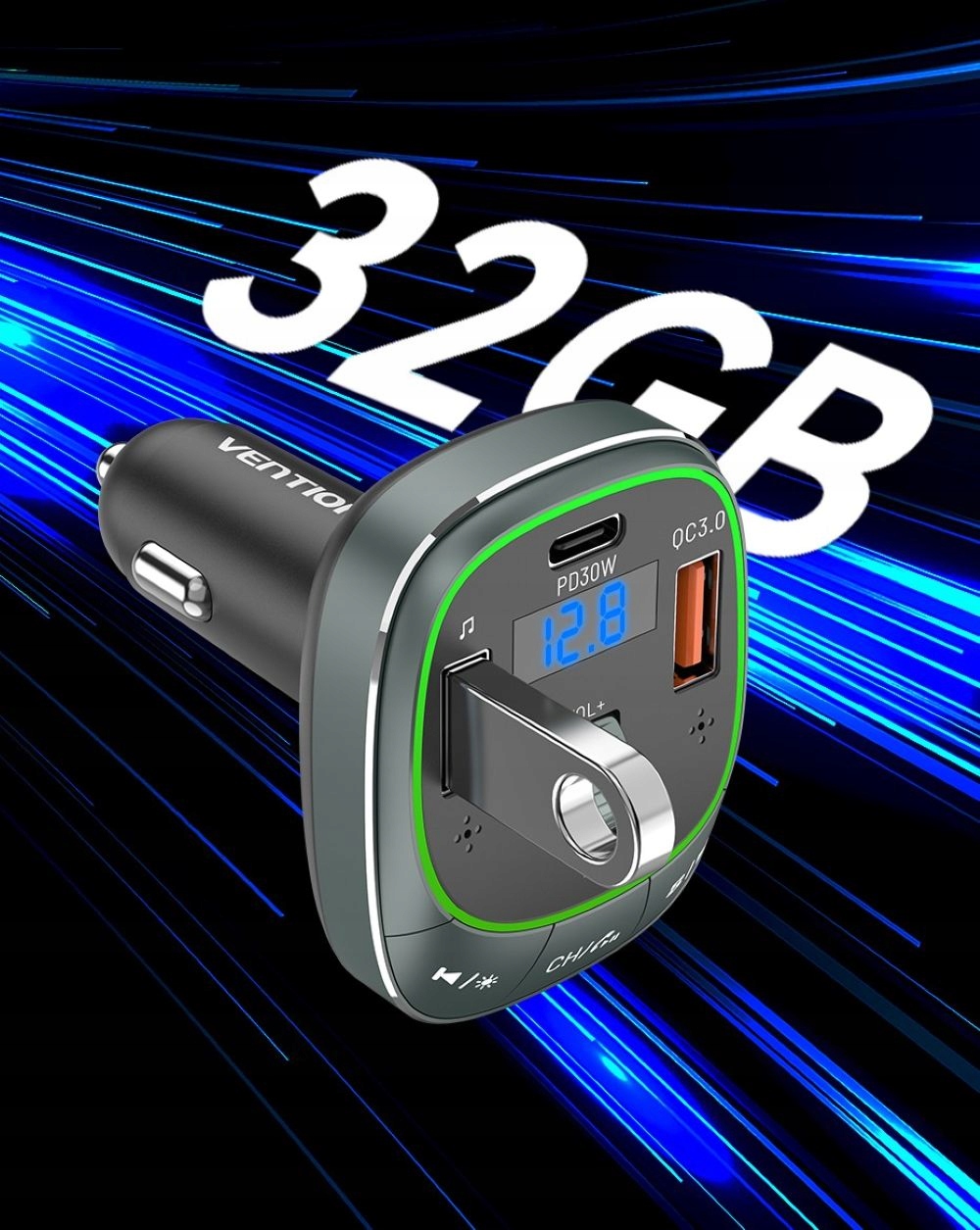 Wysoka jakość dźwięku Hi-Fi z obsługą pendrive USB