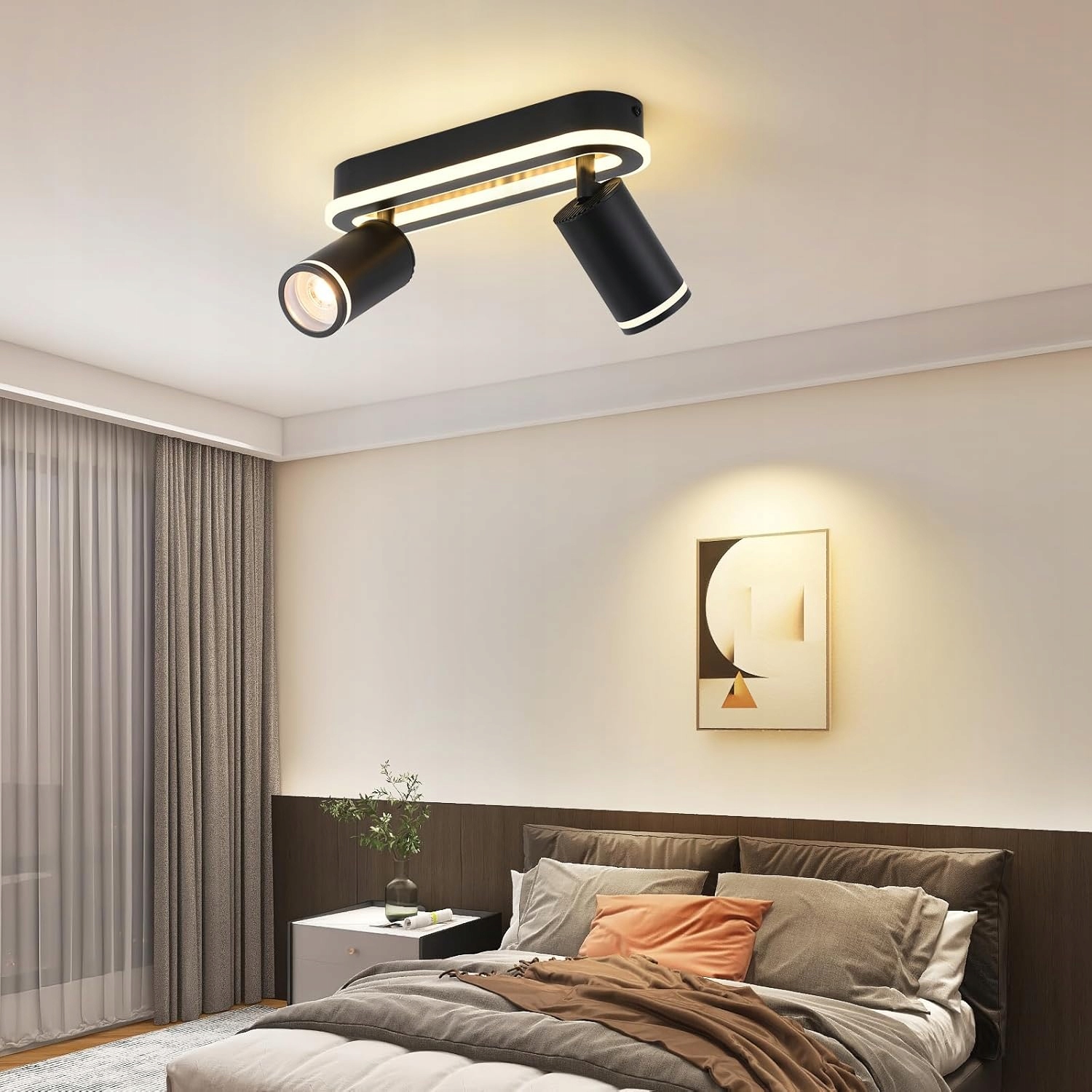 Podłużna plafoniera Odio R67882107 RL Light LED 22W 3000K – Eleganckie oświetlenie do Twojego wnętrza