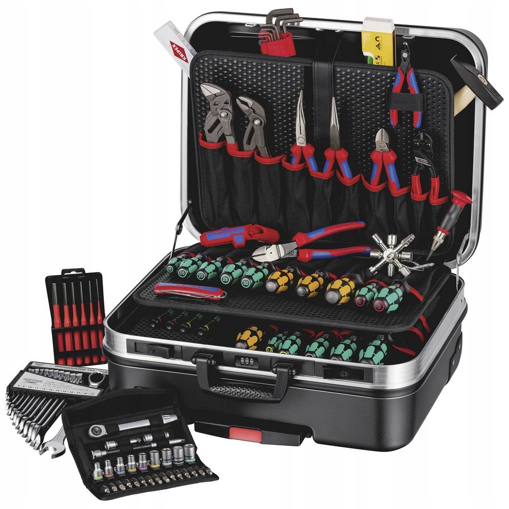 KNIPEX Werkzeugkoffer BIG Basic Move Mechanik – Niezbędnik dla każdego majsterkowicza