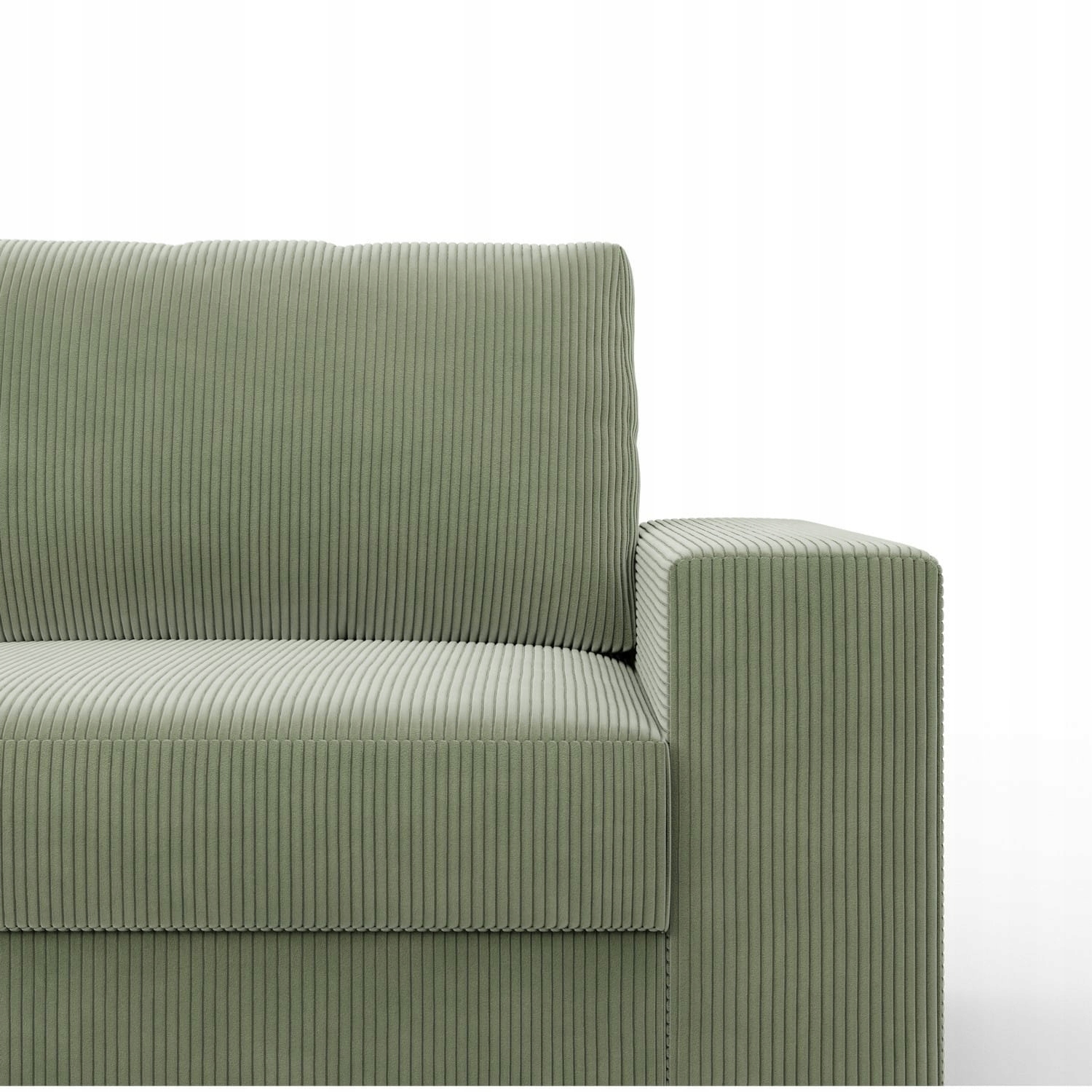 Przyjazny dla zwierząt sztruks w oliwkowym kolorze