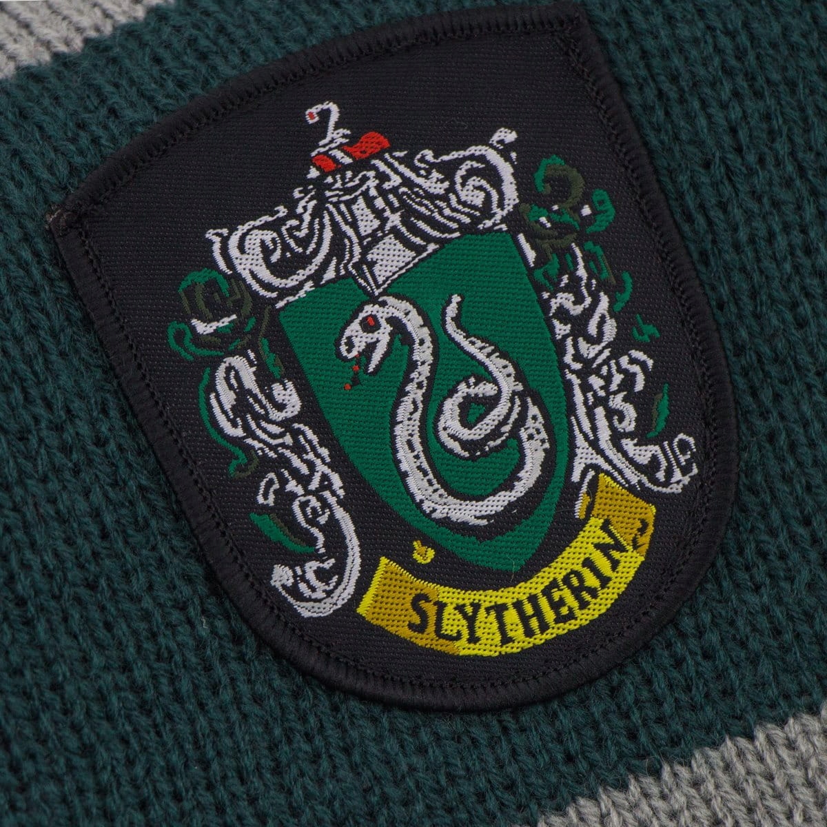Zielony szalik z logo Slytherinu