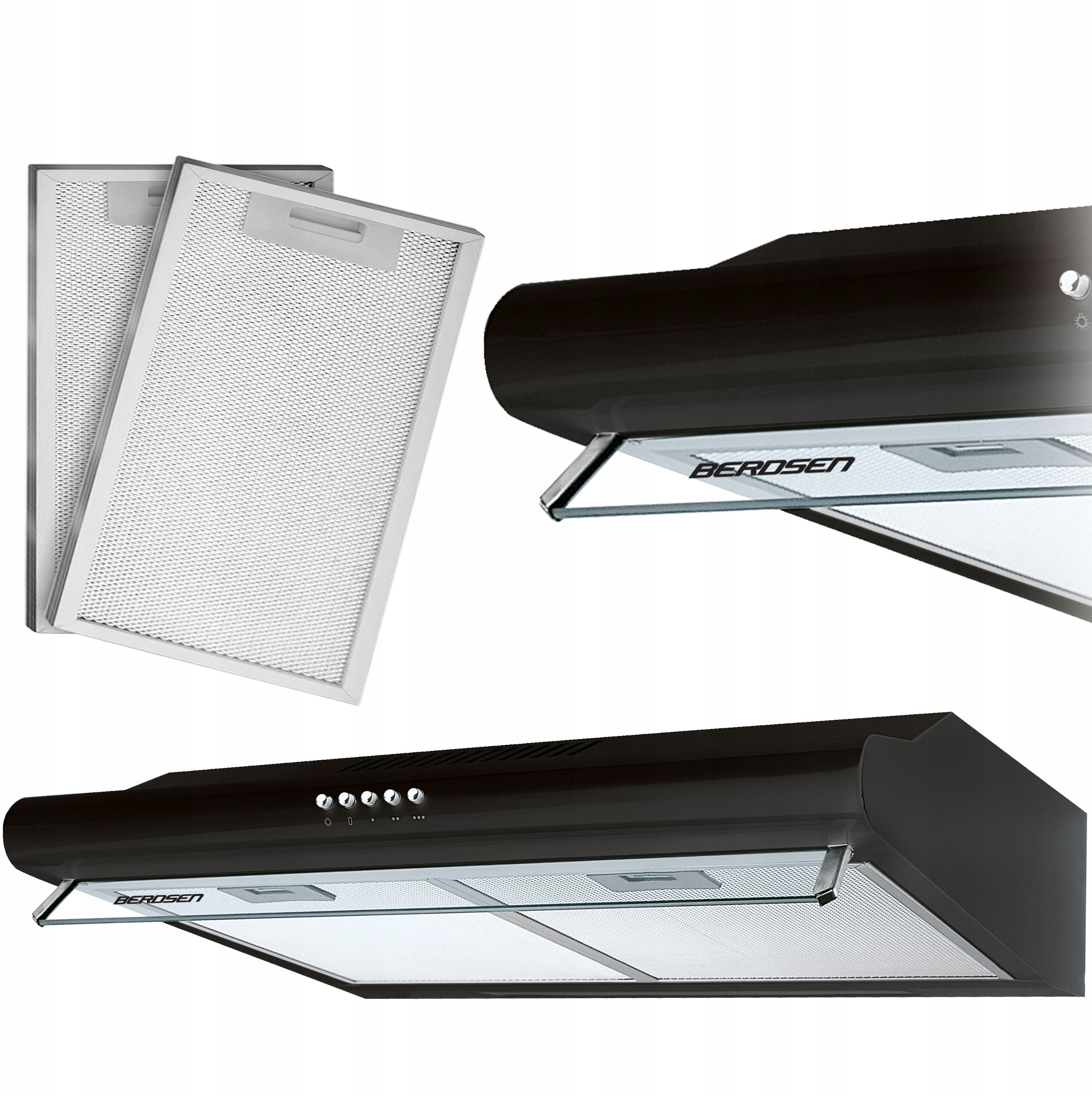 Okap kuchenny podszafkowy Berdsen BE-10A – Elegancja i wydajność w Twojej kuchni