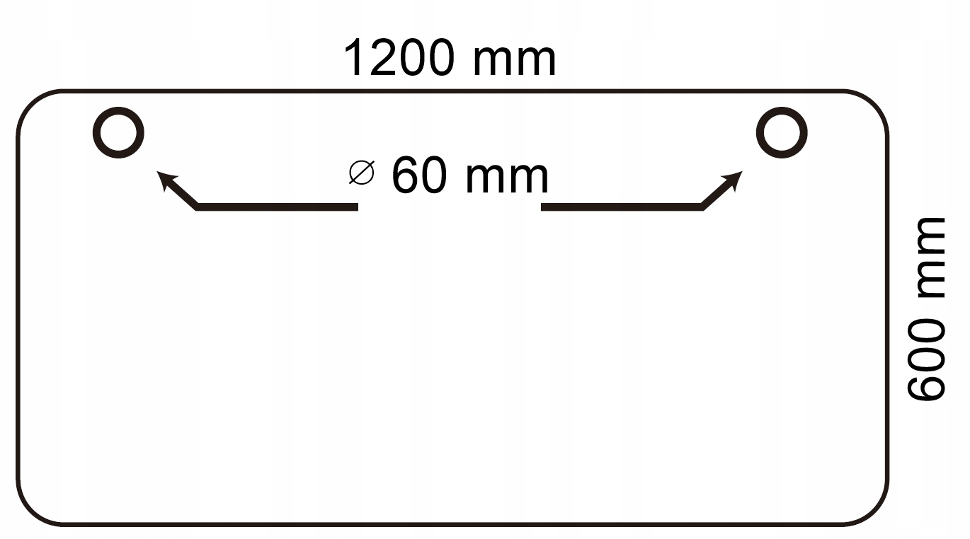 Wymiary blatu: 120x60 cm