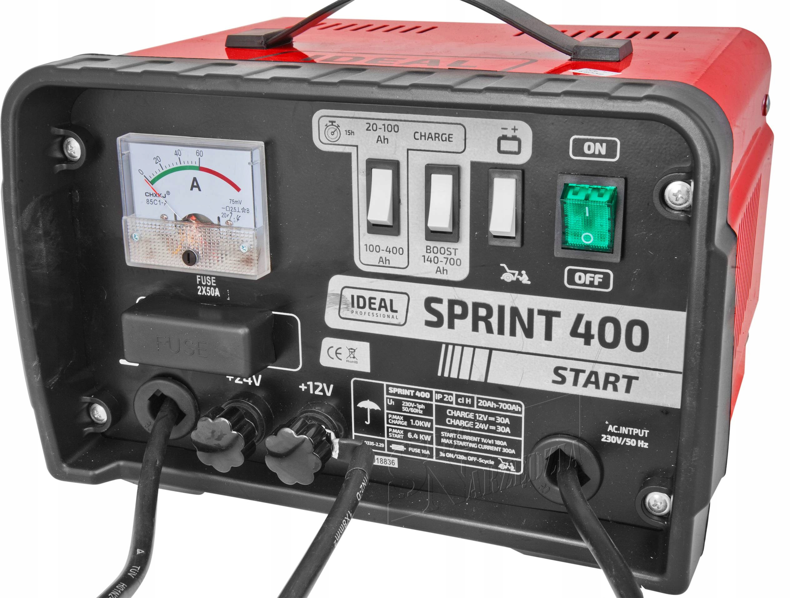 Funkcje zabezpieczeń: przeciw zwarciu i odwrotnej biegunowości