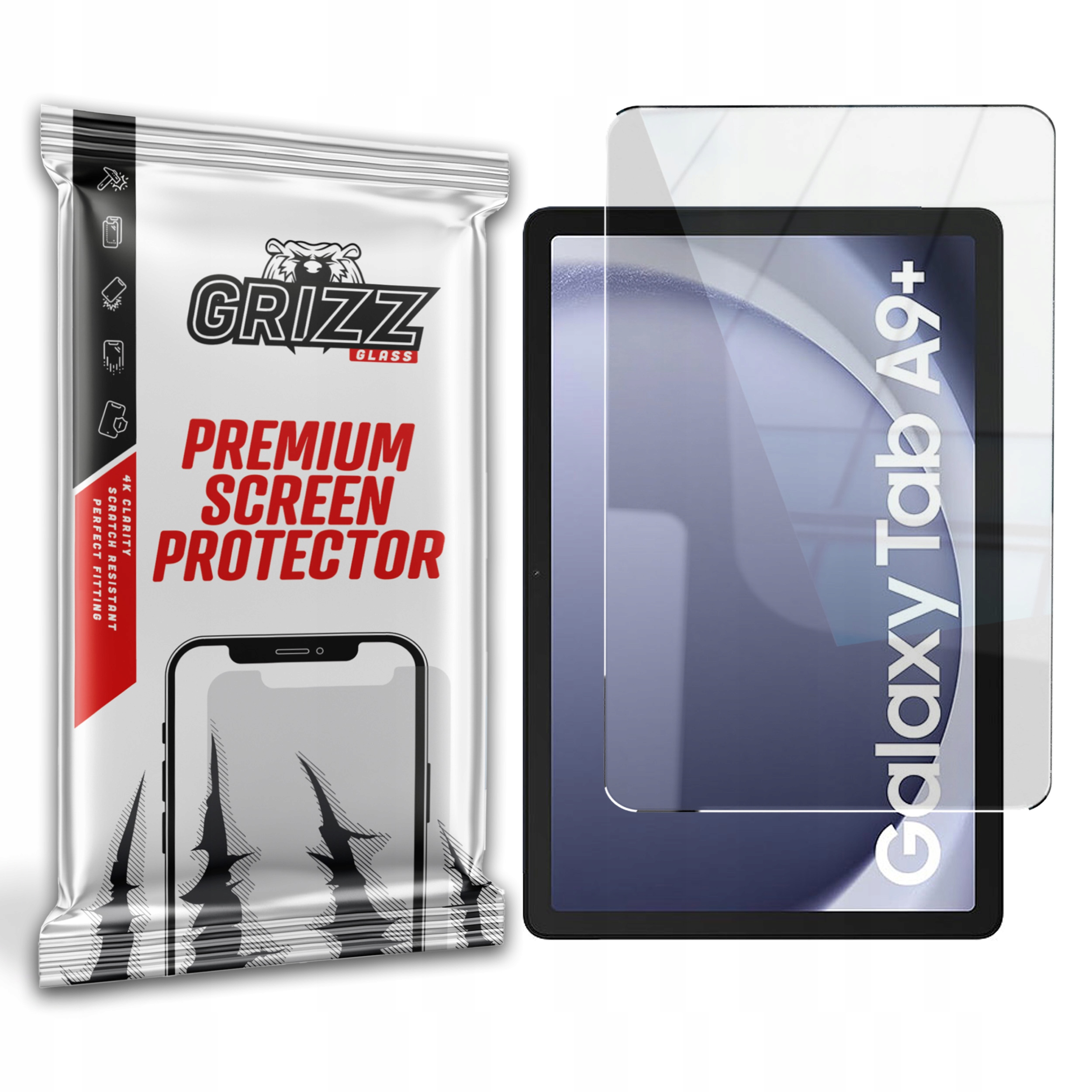 GrizzGlass Szkło hybrydowe GrizzGlass HybridGlass do Samsung Galaxy Tab A9 Plus – Ochrona i styl w jednym