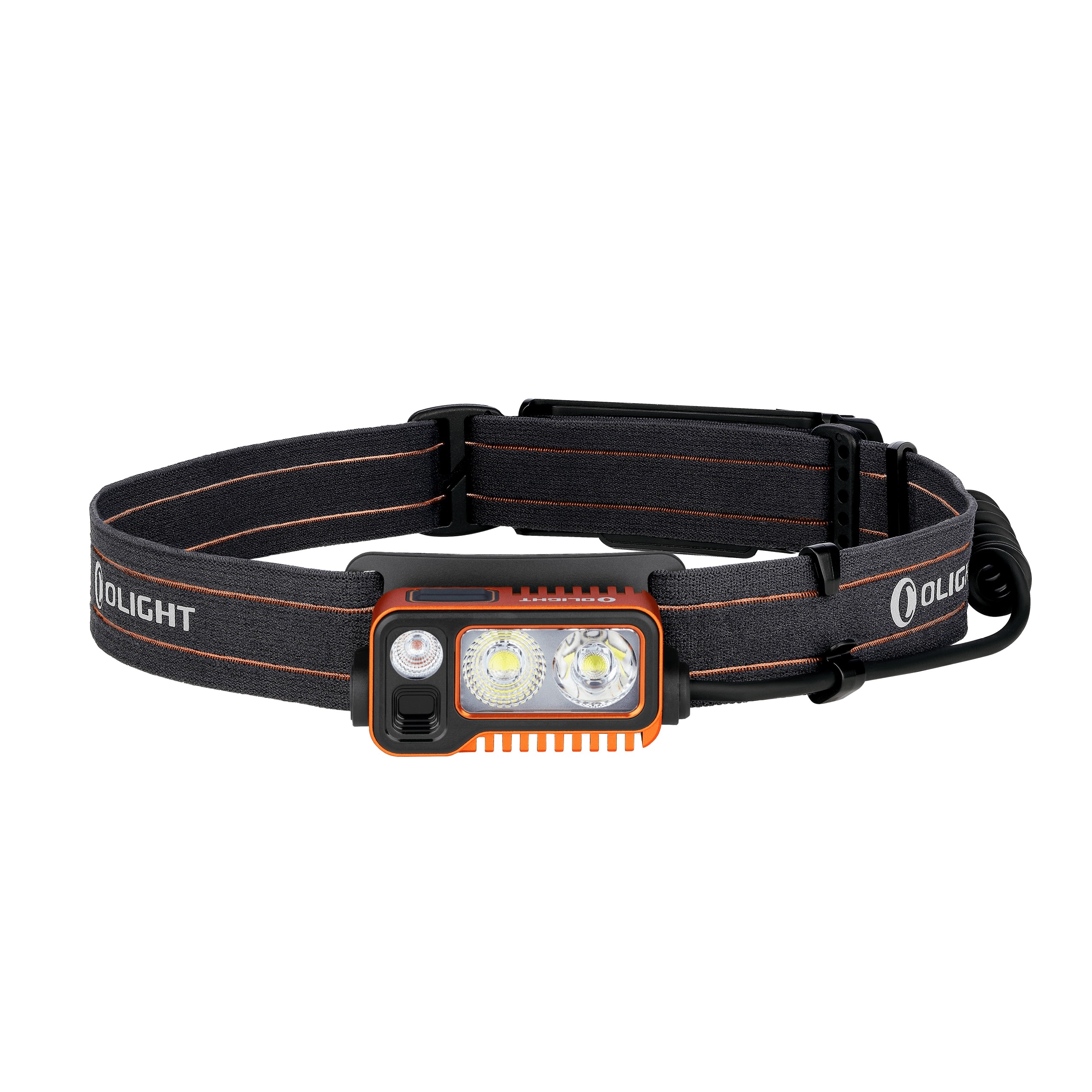 Latarka czołowa Olight Array 2 Pro Orange – Niezawodne oświetlenie w każdych warunkach