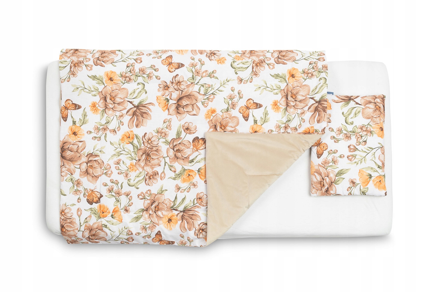 Sensillo KOMPLET VELVET DO ŁÓŻECZKA SKWER BEŻOWY – Komfort i styl dla Twojego maluszka