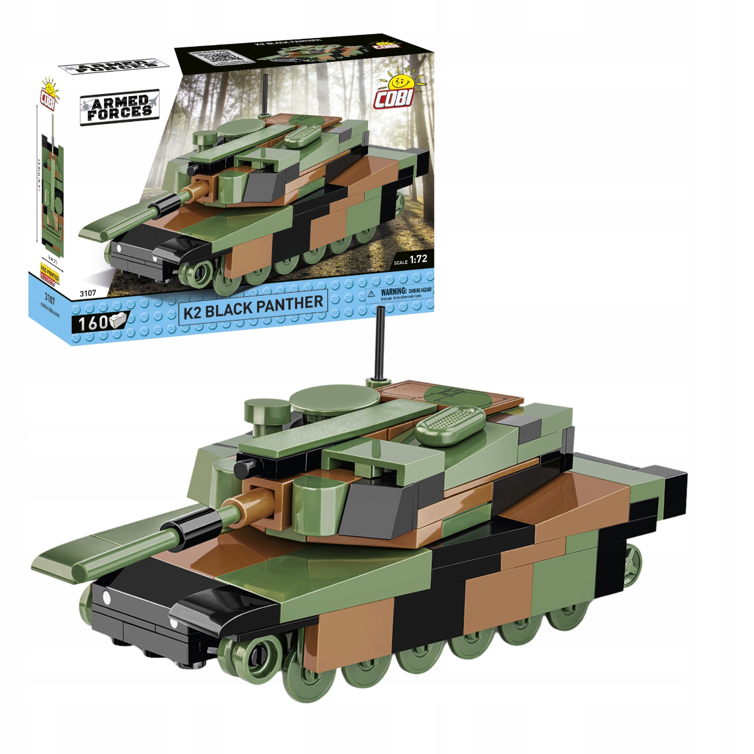 Klocki Cobi K2 BLACK PANTHER – Stwórz własny model czołgu