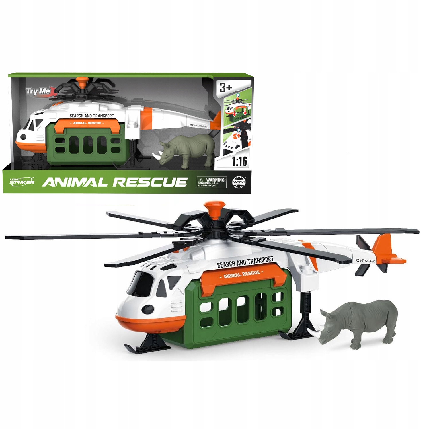 Wyciągana klatka i zwierzątko w zestawie