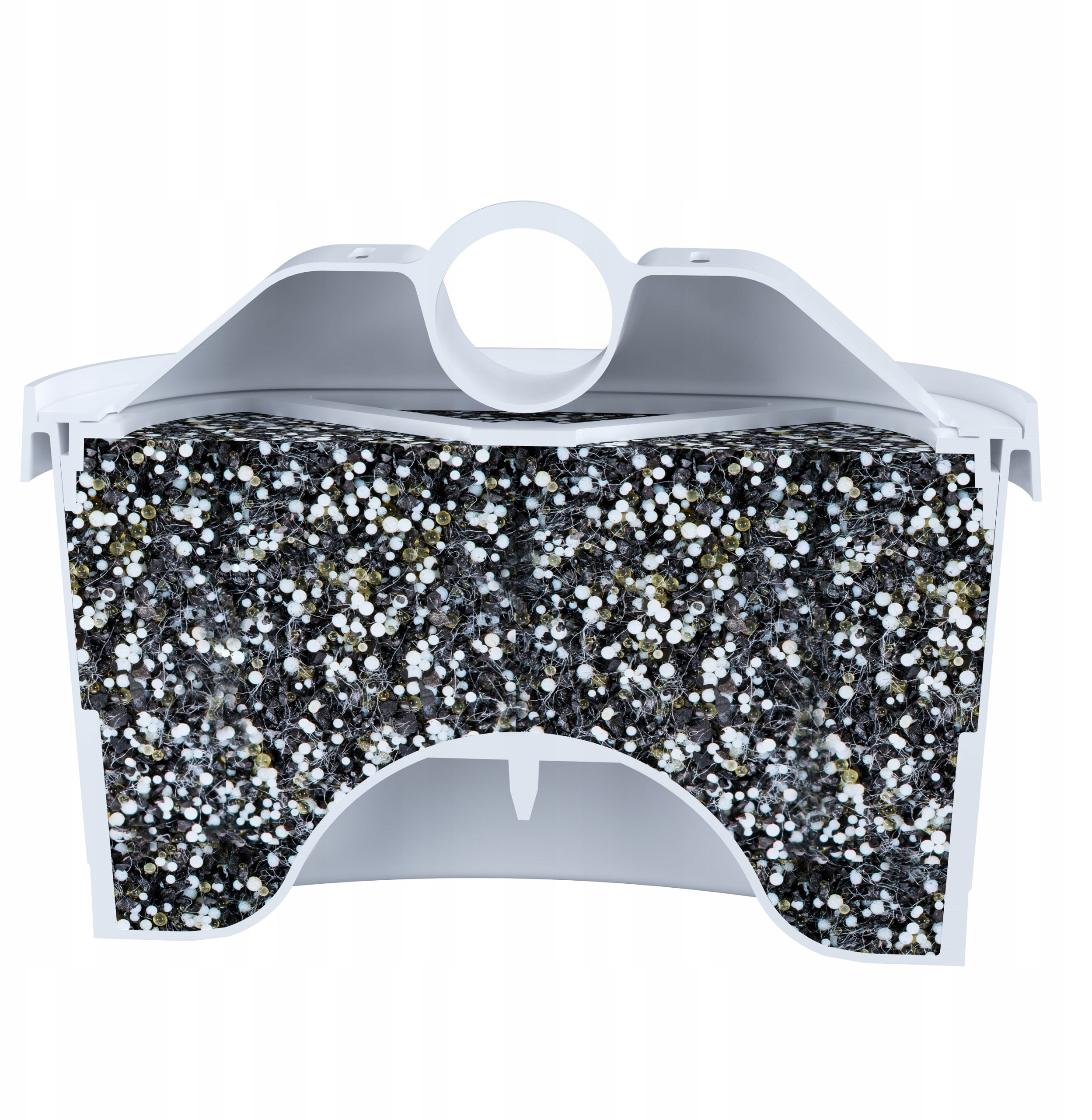 Skład mieszanki filtracyjnej – węgiel aktywny, żywica jonowymienna, Aqualen