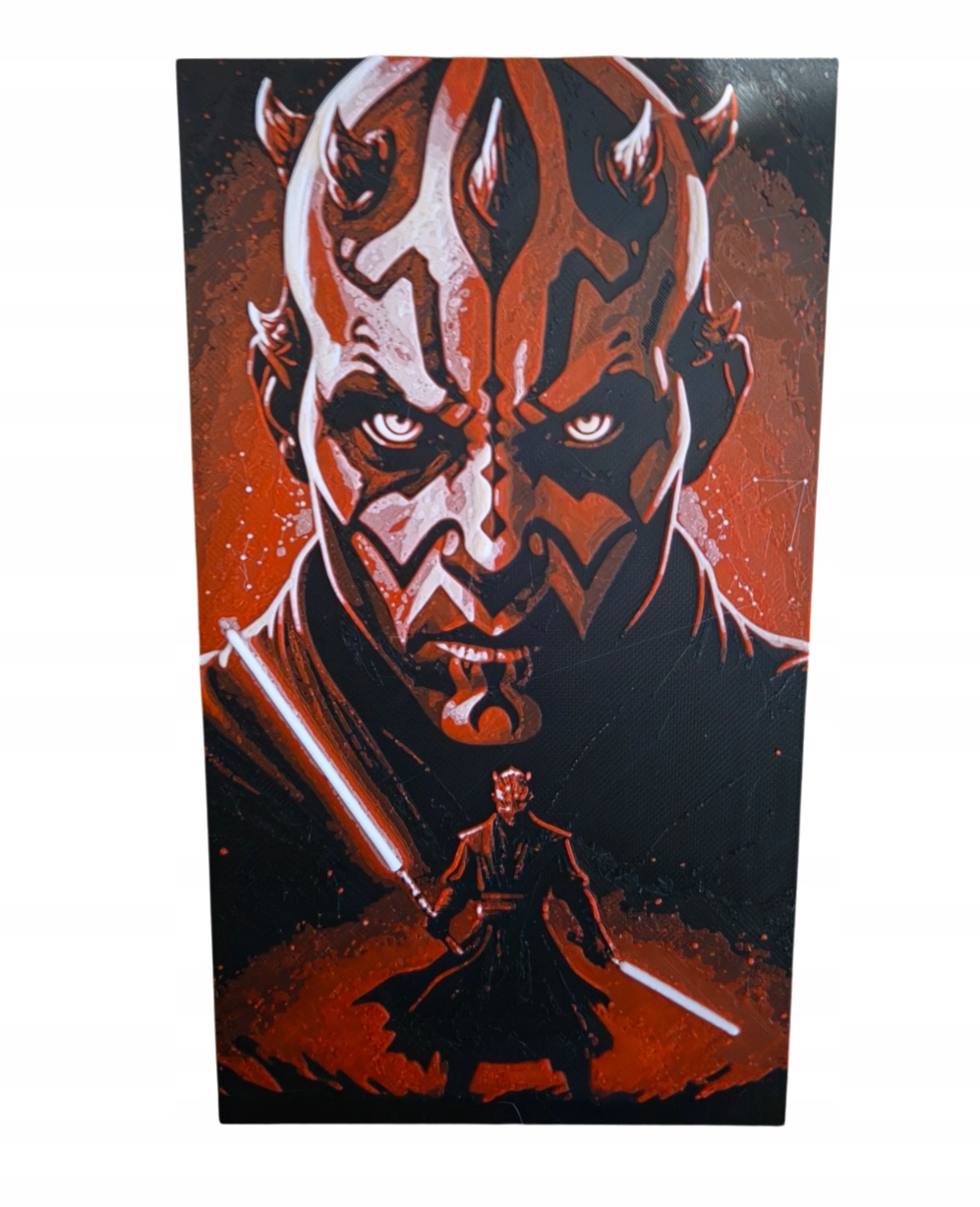 Obraz Star Wars Darth Maul 10x18cm – Ikona Ciemnej Strony Mocy w Twoim Domu