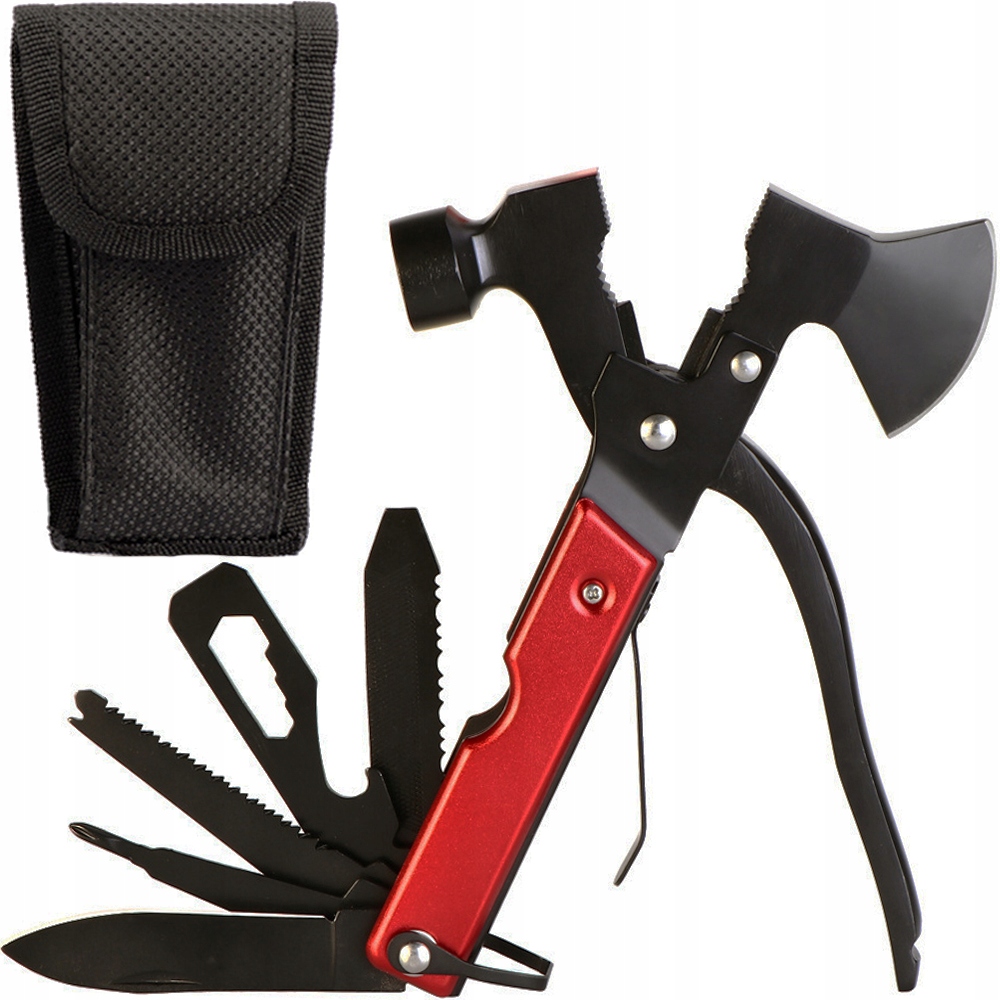 Multitool narzędzie wielofunkcyjne 17 w 1 z siekierką w pokrowcu MT-PRO-5 – Idealne rozwiązanie do każdego zadania