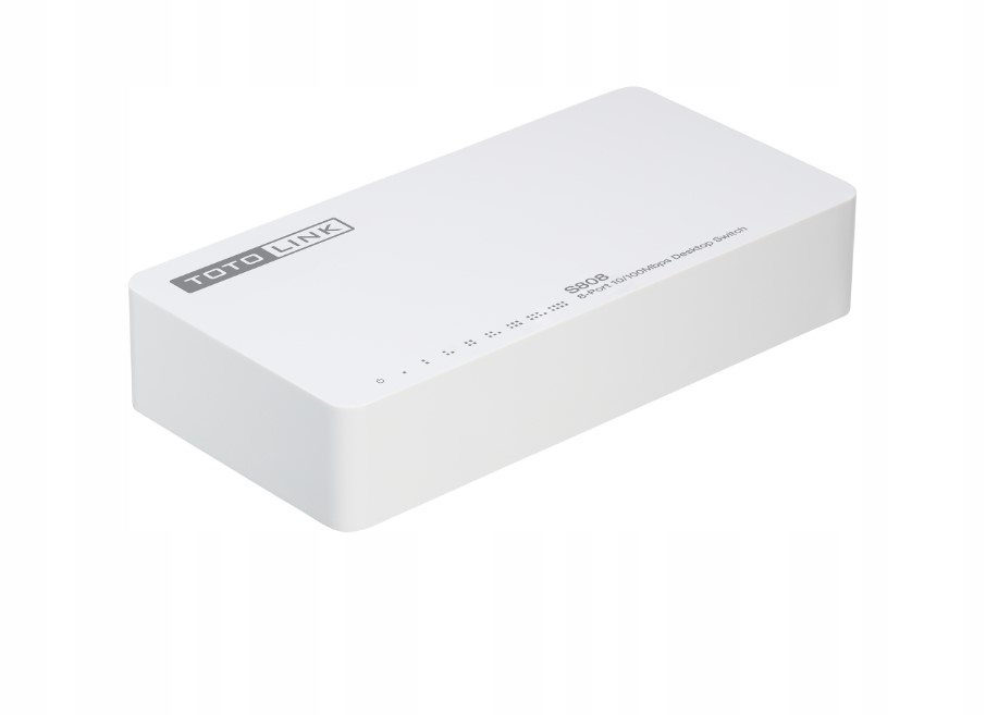 Switch TotoLink Desktop S808-V5 – Niezawodne połączenie dla Twojej sieci