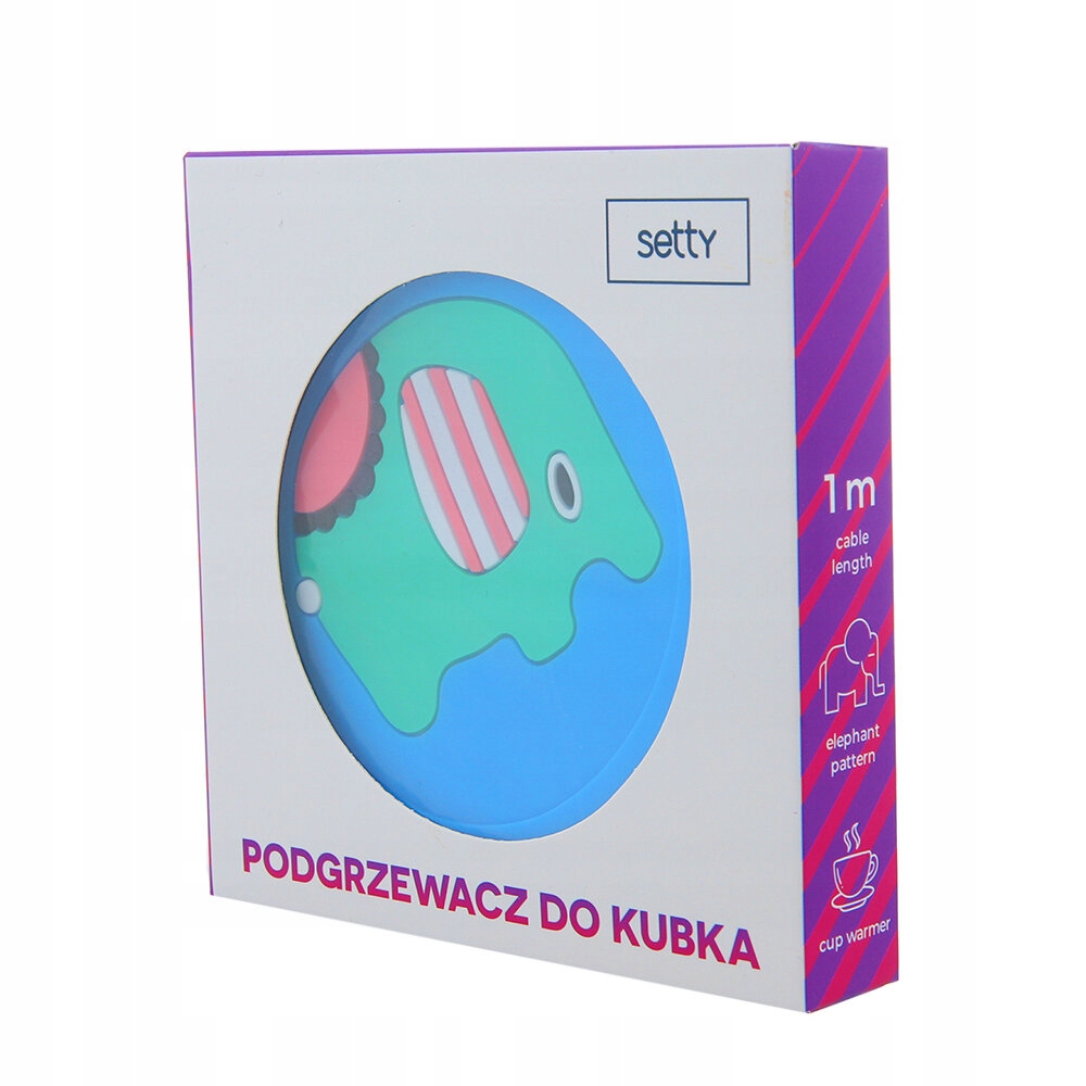 PDK-02 Elephant USB Podgrzewacz do kubka – Idealne rozwiązanie dla miłośników ciepłych napojów