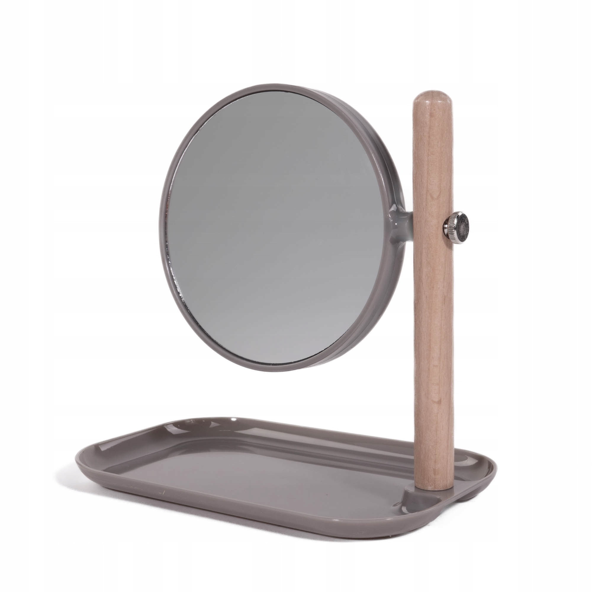 Lusterko kosmetyczne z metalową tacą – Elegancja i funkcjonalność w Twojej łazience