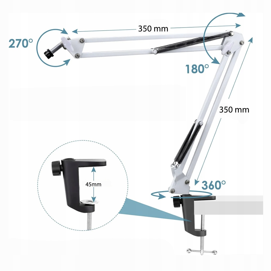 Najważniejsze Zalety Ramię Mikrofonowego FONOTE NB35 WH