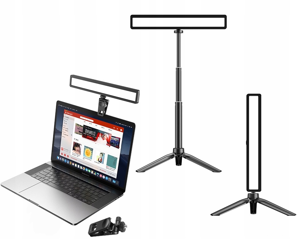 Lampa LED Apexel APL-FL06 – Idealne oświetlenie do konferencji i lekcji online