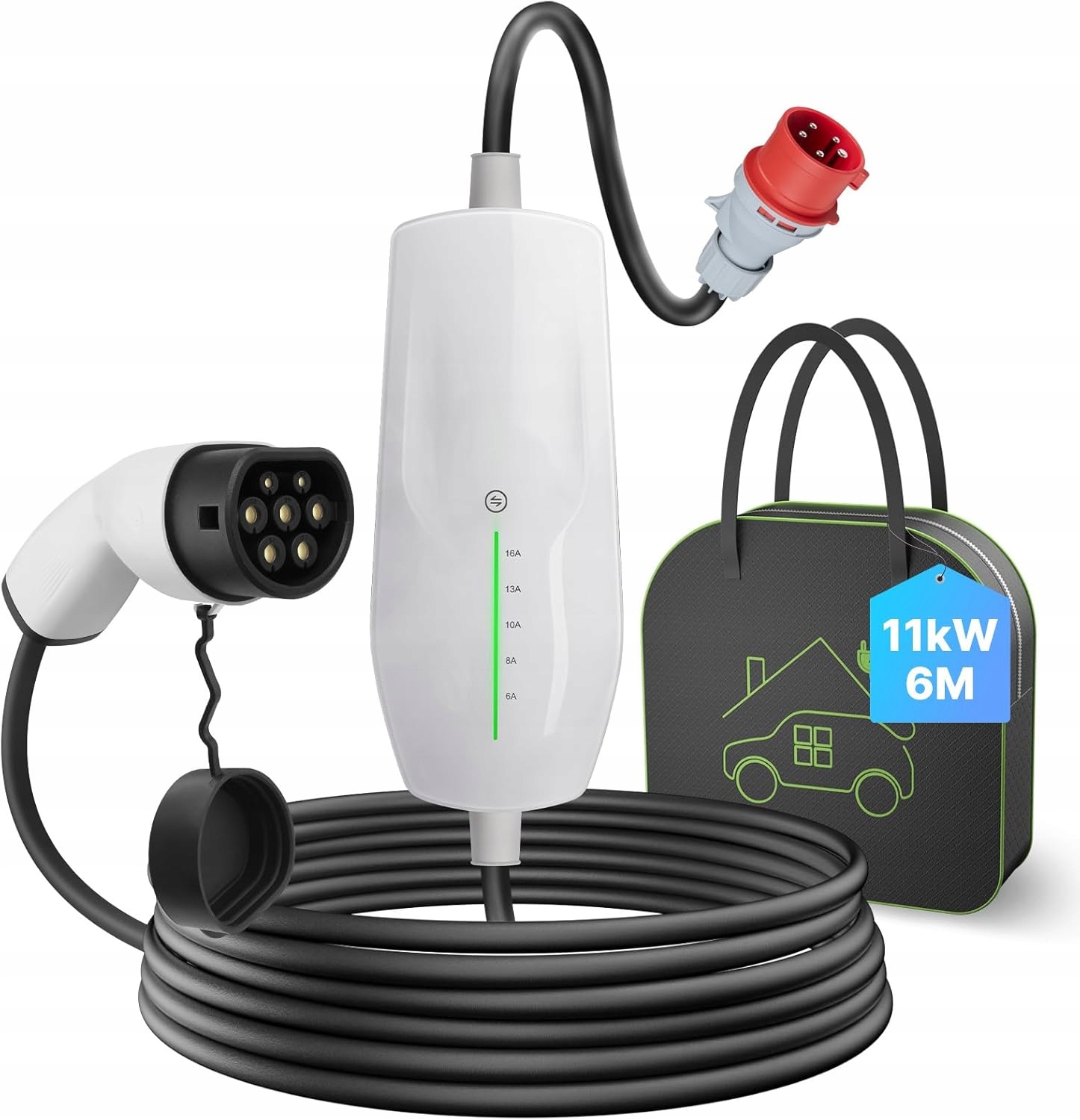 Teskee Mobile Wallbox kabel do ładowania EV 11 kW – Szybkie i wygodne ładowanie