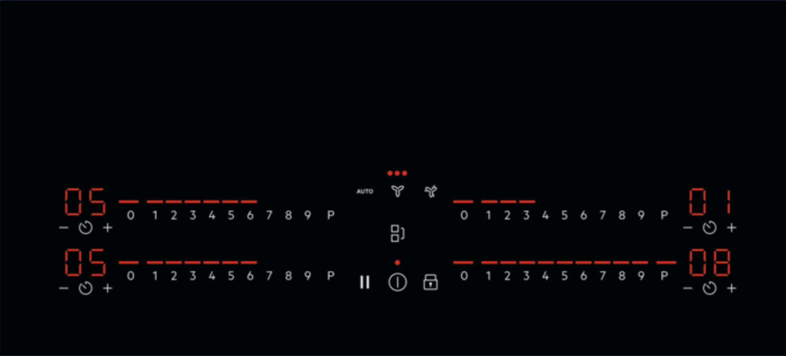 Sterowanie dotykowe i funkcja Hob2Hood