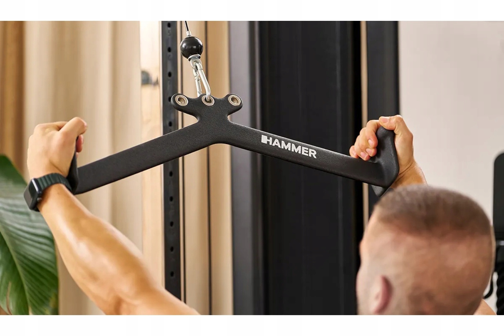 Uchwyt wąski HAMMER Narrow Rudder Handle – Idealny do wiosłowania i treningu pleców