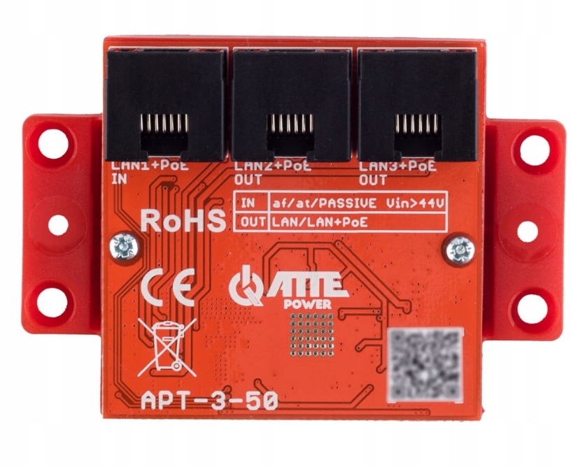 Switch Atte SWITCH 3-PORTOWY POE ATTE APT-3-50 (GIGABIT) – Wydajność i niezawodność w jednym