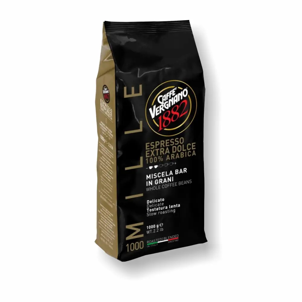 Kawa ziarnista Caffe Vergnano Vergnano 1000 Mille 1Kg – Doskonały smak w każdej filiżance
