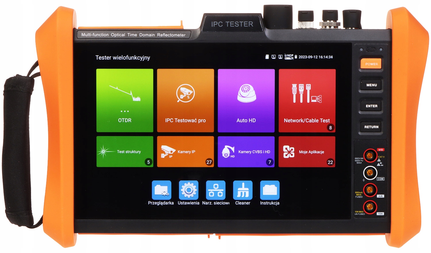 REFLEKTOMETR OPTYCZNY (OTDR) Z TESTEREM CCTV CS-R7-80H – Niezbędne narzędzie do instalacji