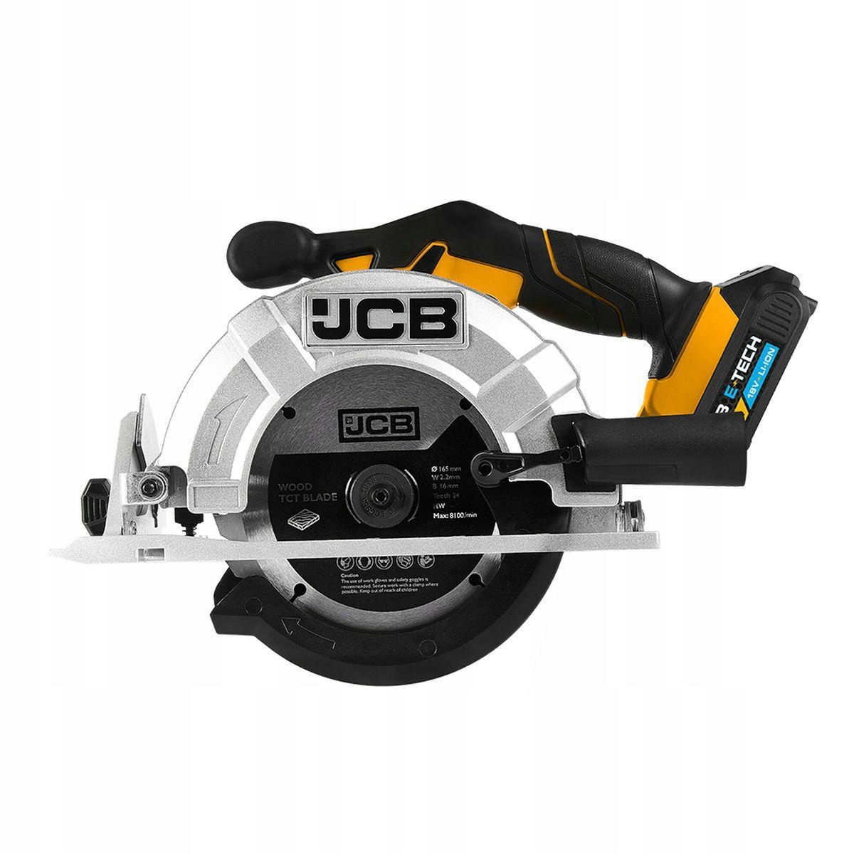 Pilarka tarczowa JCB Pilarka zagłębiarka akumulatorowa 18V 165mm – Wydajność i komfort w jednym