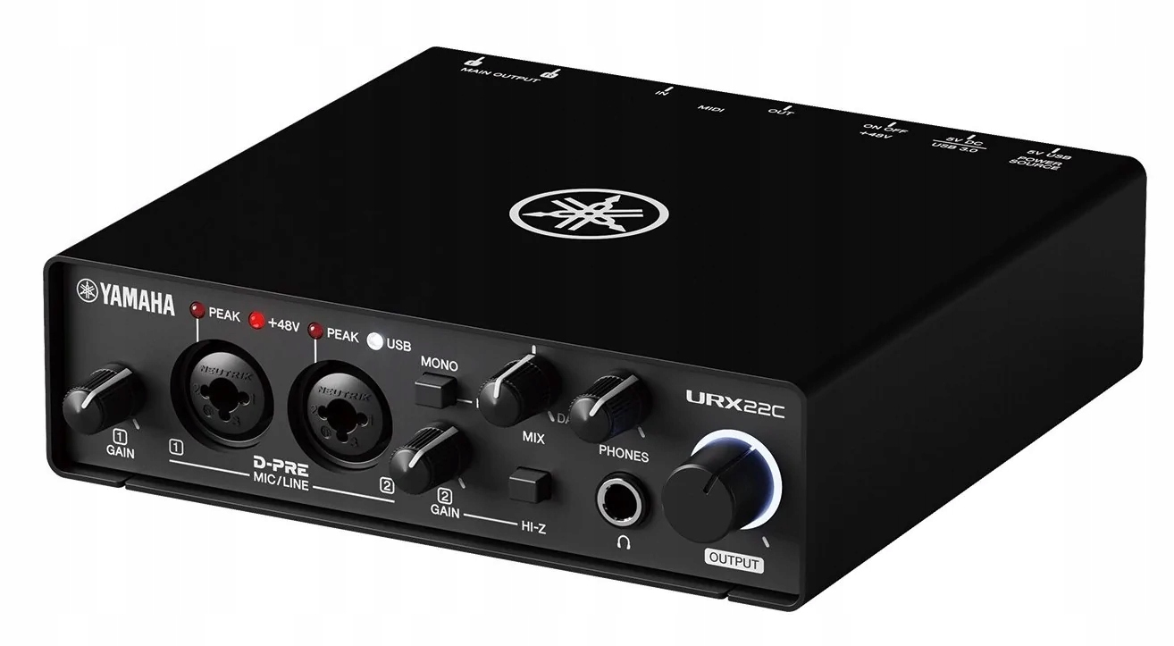 Yamaha URX22C – Interfejs Audio/MIDI do profesjonalnych nagrań