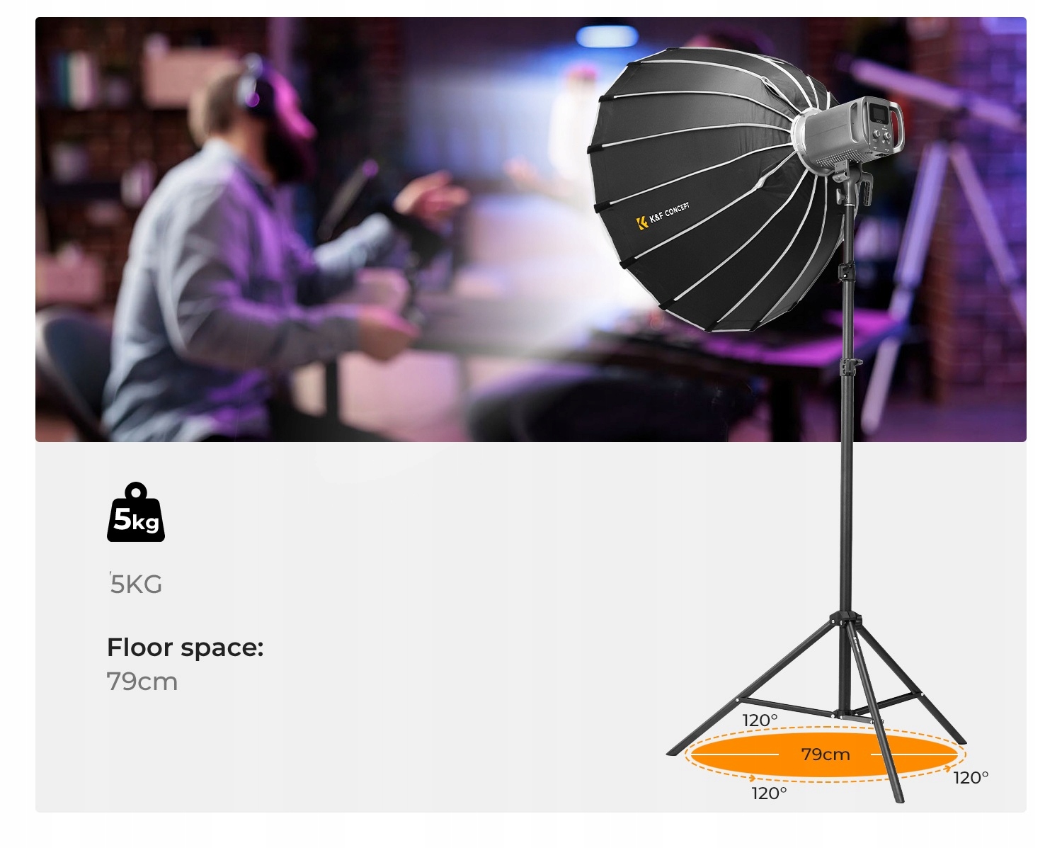 Regulacja wysokości od 52 cm do 200 cm – dostosuj do swoich potrzeb