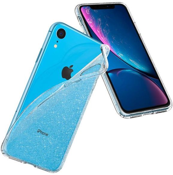 etui liquid crystal glitter spigen apple iphone xr crystal clear